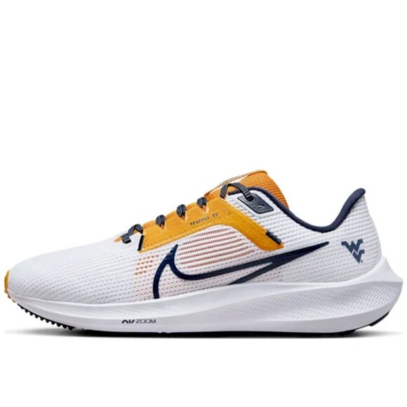 NIKE AIR PEGASUS 40 WEST VIRGINIA MEN\'S Size 12 WHITE/YELLOW NEW main image 6